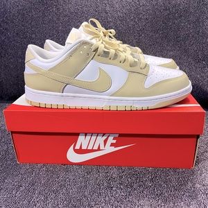 Nike Dunk Low ‘Team Gold’ Size 13 - White/Team Gold/Wolf Grey/White
